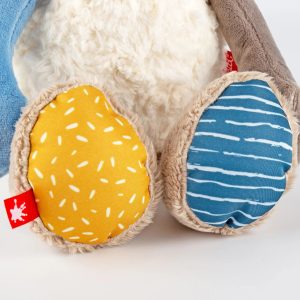 Patchwork Raccoon Plush Toy